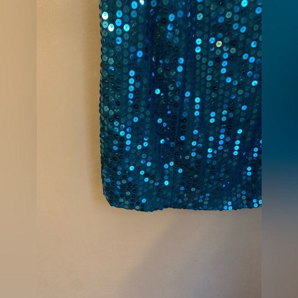 Night moves sequins lace dress vintage 90s party holiday christmas new years eve - Picture 2 of 9